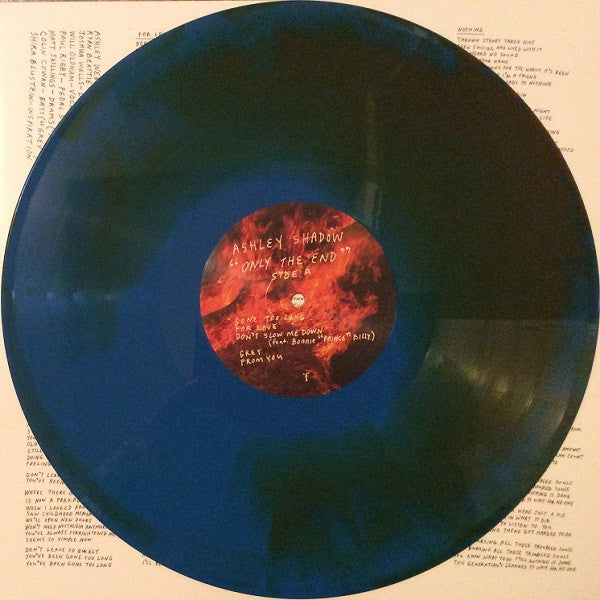 SHADOW,ASHLEY - ONLY THE END (BLUE & ORANGE SWIRL VINYL)