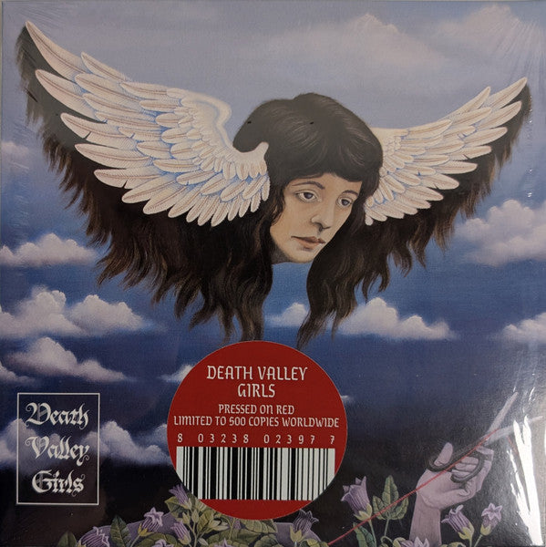 DEATH VALLEY GIRLS - SISTERS OF THE MOON B/W FIRE & BRIMSTONE (TRANSPARENT RED VINYL)