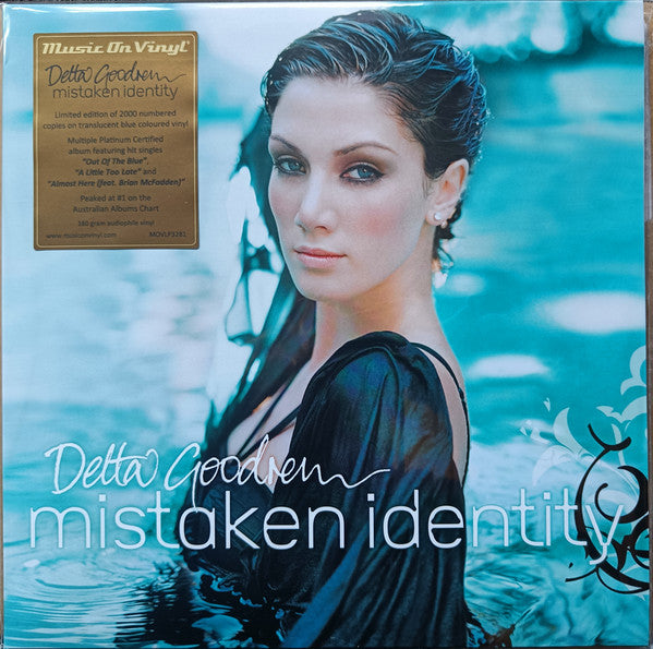 GOODREM,DELTA - MISTAKEN IDENTITY (2LP/LIMITED/TRANSLUCENT BLUE VINYL/180G)