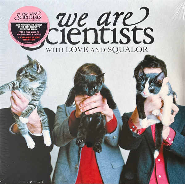 WE ARE SCIENTISTS - WITH LOVE & SQUALOR (PINK & RED VINYL/2LP)