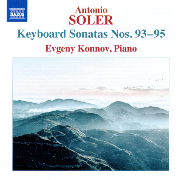KONNOV,EVGENY - SOLER: KEYBOARD SONATAS, NOS. 93-95
