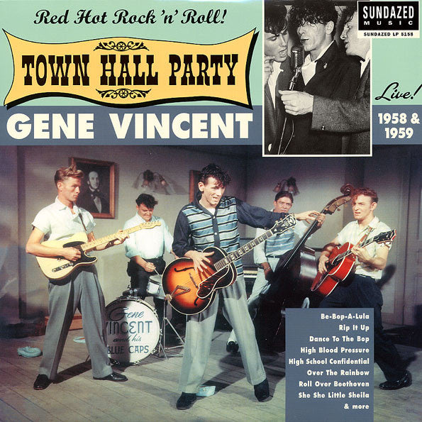VINCENT,GENE - LIVE AT TOWN HALL PARTY 1958 & 1959