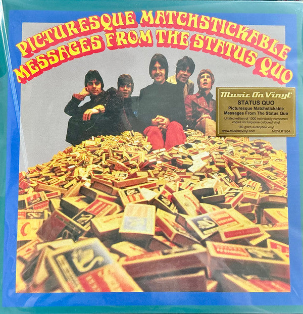 STATUS QUO - PICTURESQUE MATCHSTICKABLE MESSAGES FROM THE STATUS QUO (TURQUOISE VINYL/180G)