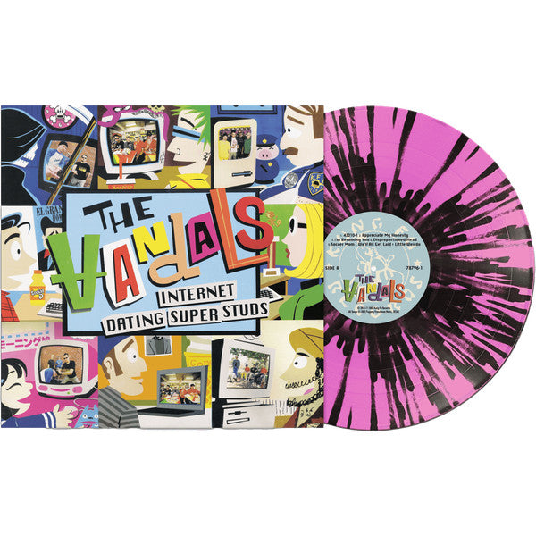 VANDALS - INTERNET DATING SUPER STUDS (PINK SPLATTER VINYL)
