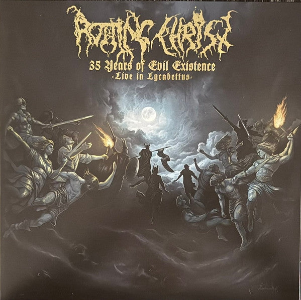 ROTTING CHRIST - 35 YEARS OF EVIL EXISTENCE - LIVE IN LYCABETTUS (3LP)