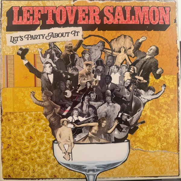 LEFTOVER SALMON - LET'S PARTY ABOUT IT (DEEP YELLOW / PURPLE VINYL)