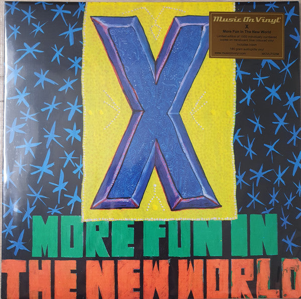 X - MORE FUN IN THE NEW WORLD (LIMITED/TRANSLUCENT BLUE VINYL/180G)