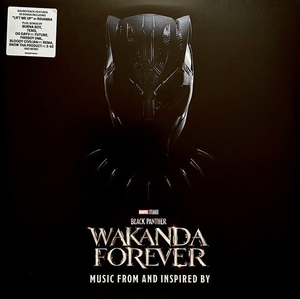 VARIOUS ARTISTS - BLACK PANTHER: WAKANDA FOREVER MUSIC FROM & INSPIRED BY (2LP)