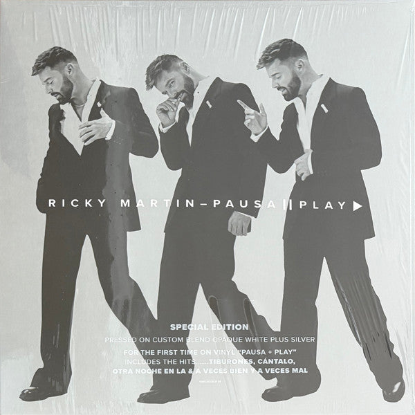 MARTIN,RICKY - PAUSA & PLAY (WHITE & GREY VINYL)