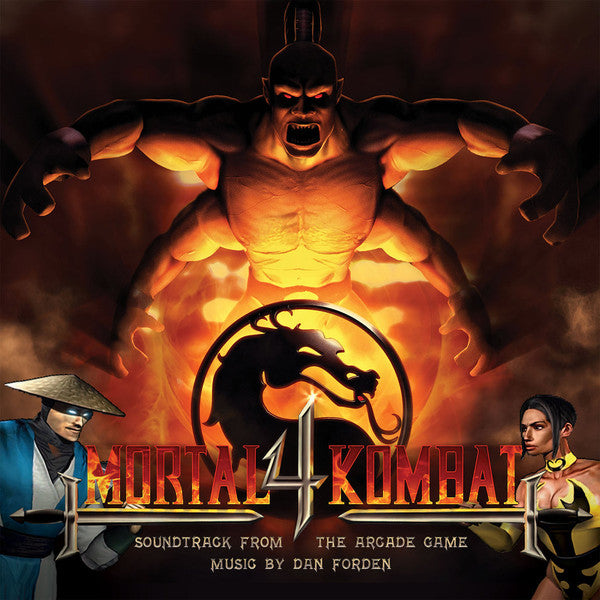 FORDEN,DAN - MORTAL KOMBAT MK 4 (ORANGE, YELLOW & BLACK SPLATTER ON CLEAR VINYL)