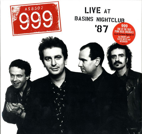 999 - LIVE AT THE BASINS NIGHTCLUB '87