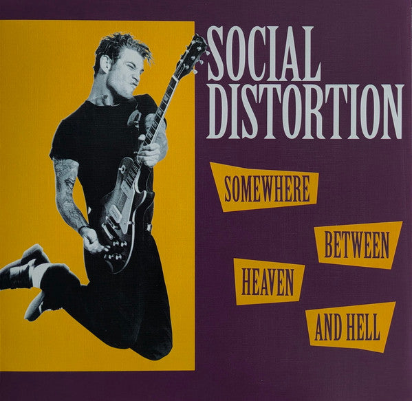SOCIAL DISTORTION - SOMEWHERE BETWEEN HEAVEN & HELL (YELLOW VINYL/180G/NUMBERED)