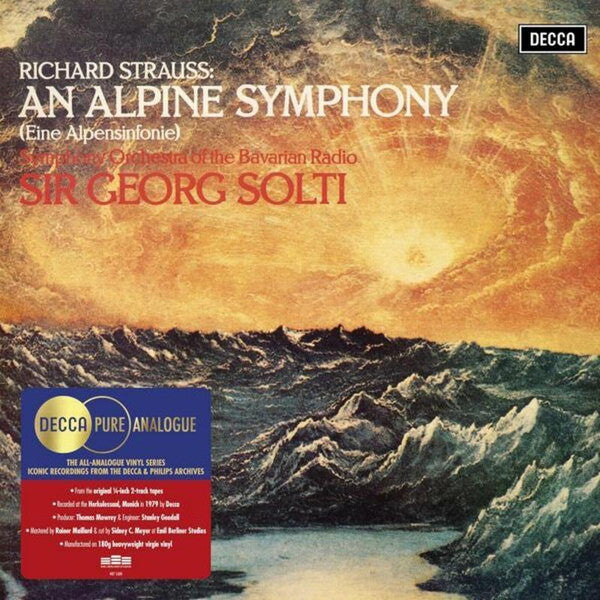 SOLTI SIR GEORG & BAVARIAN RADIO SYMPHONY - STRAUSS: AN ALPINE SYMPHONY (EINE ALPENSINFONIE) (180G)