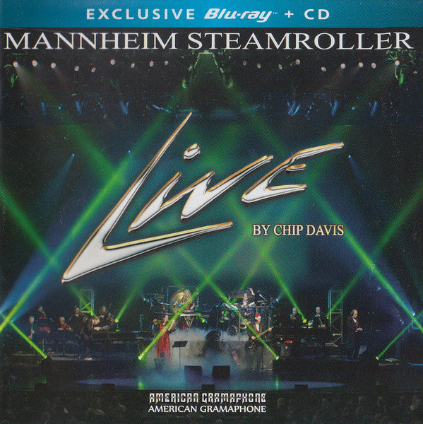 MANNHEIM STEAMROLLER - MANNHEIM STEAMROLLER LIVE BLU-RAY+CD 2015 BEST BUY EXCLUSIVE