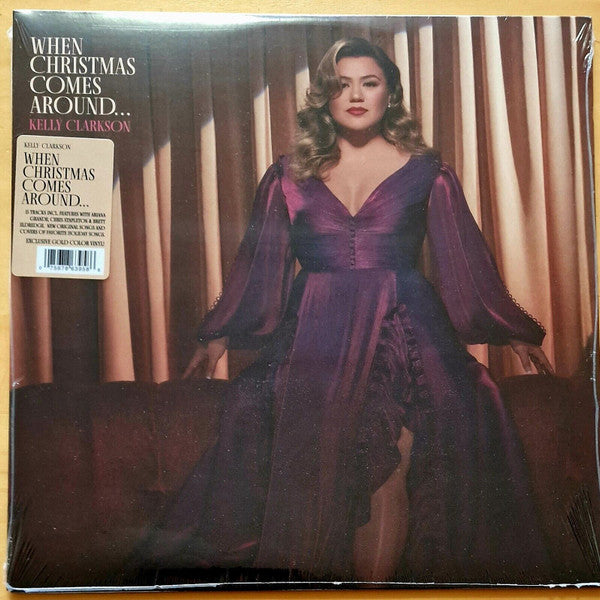 CLARKSON KELLY - WHEN CHRISTMAS COMES AROUND (GOLD VINYL)