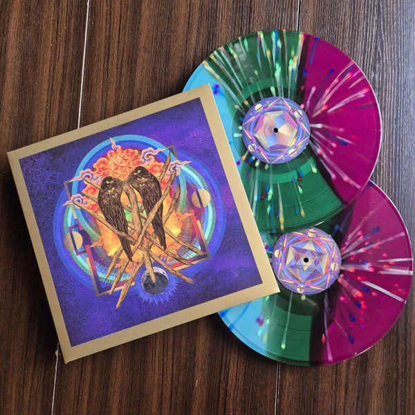 YOB - OUR RAW HEART (DEEP PURPLE, KELLY GREEN & ELECTRIC BLUE STRIPED WITH RAINBOW SPLATTER VINYL/2LP)