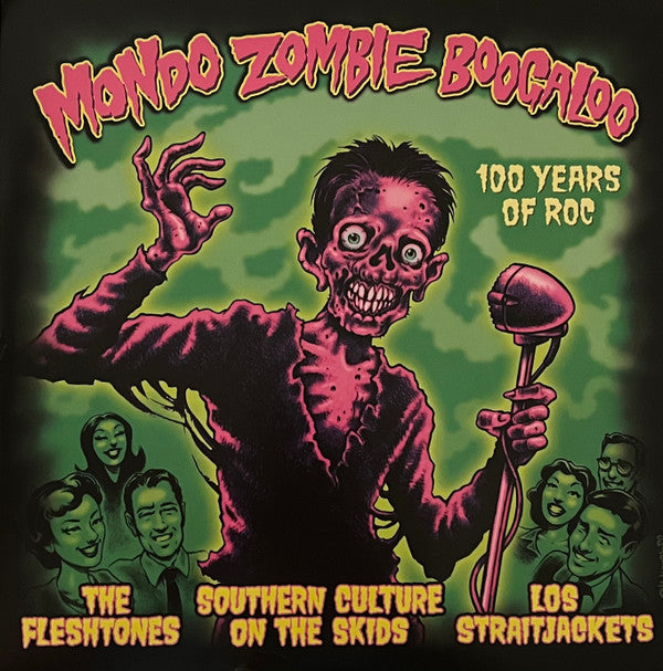 LOS STRAITJACKETS & SOUTHERN CULTURE ON THE SKIDS & THE FLESHTONES - MONDO ZOMBIE BOOGALOO (PINK VINYL/LIMITED)