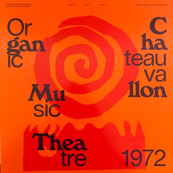 CHERRY'S,DON NEW RESEARCHES FEATURING NANA VASCONCELOS - ORGANIC MUSIC THEATRE FESTIVAL DE CHATEAUVALLON 1972 (2LP)