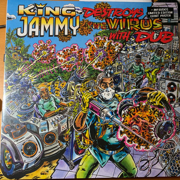 KING JAMMY - DESTROYS THE VIRUS WITH DUB (LTD)