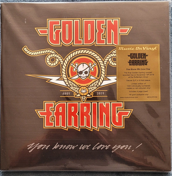 GOLDEN EARRING - YOU KNOW WE LOVE YOU! (RED VINYL/3LP/180G)