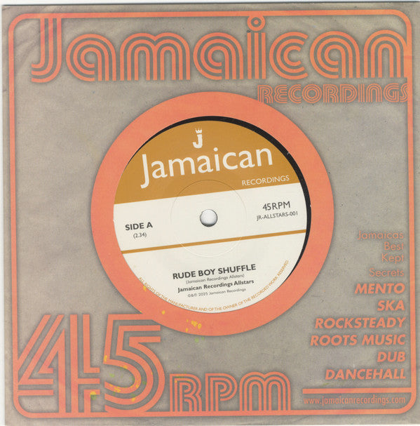 JAMAICAN RECORDINGS ALLSTARS - RUDE BOY SHUFFLE