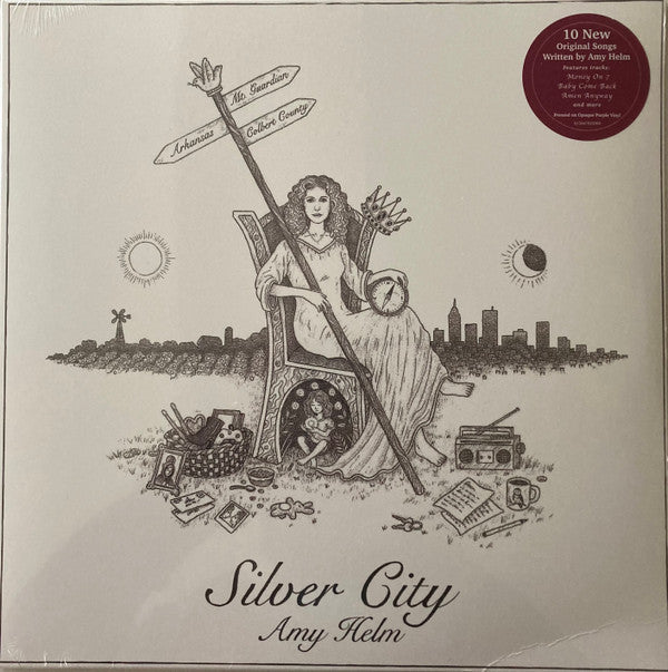 HELM AMY - SILVER CITY (PURPLE VINYL)