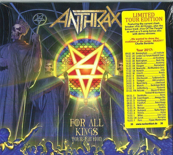 ANTHRAX - FOR ALL KINGS (TOUR EDITION)