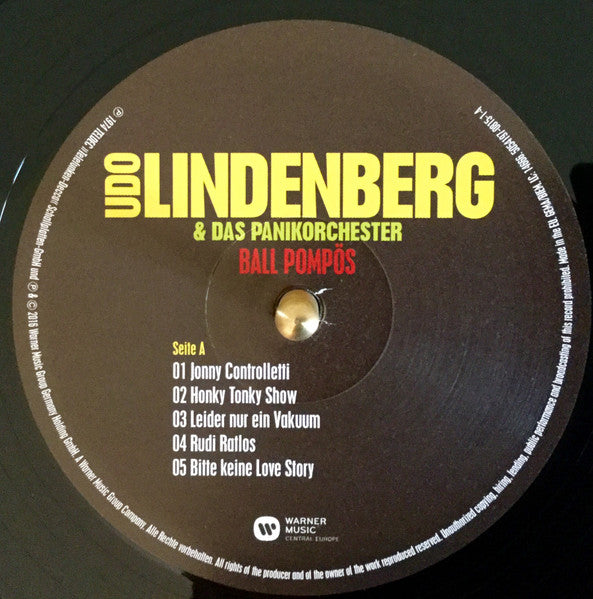LINDENBERG,UDO & PANIK-O - BALL POMPOES