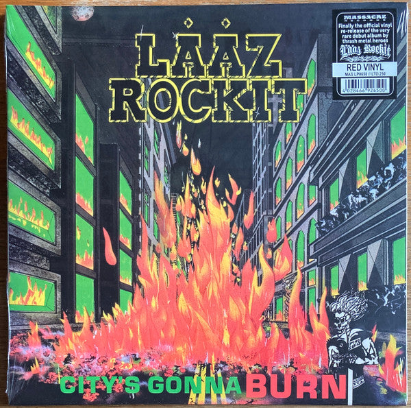 LAAZ ROCKIT - CITY‘S GONNA BURN (RED VINYL)