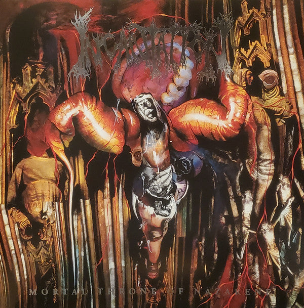 INCANTATION - MORTAL THRONE OF NAZARENE (REISSUE) (CUSTOM RIPPLE VINYL)