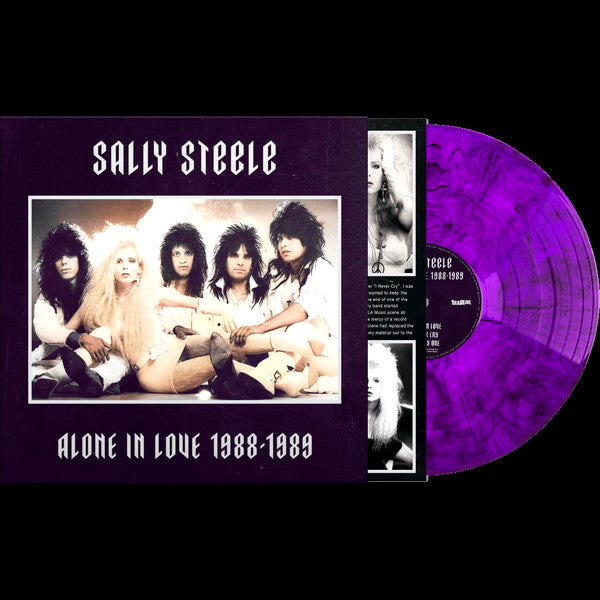 STEELE,SALLY - ALONE IN LOVE 1988-1989 (PURPLE VINYL)