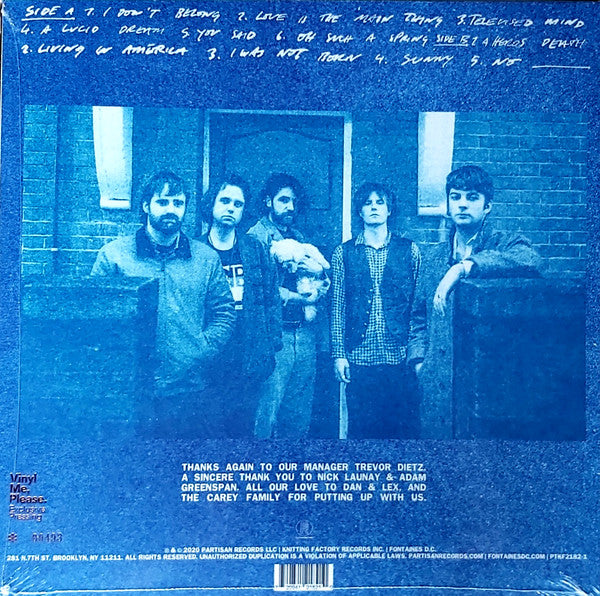 FONTAINES D.C. - HERO'S DEATH (PRINTED INNER SLEEVE)