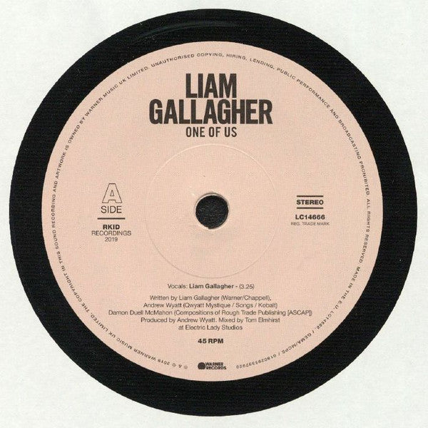 GALLAGHER,LIAM - ONE OF US