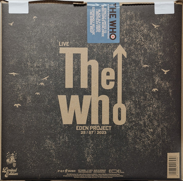 WHO - LIVE AT EDEN PROJECT 25/07/2023 (3LP/LIMITED/ECO-FRIENDLY)