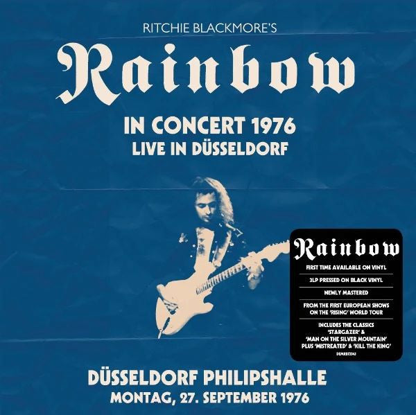 BLACKMORE,RITCHIE RAINBOW - LIVE IN DUSSELDORF 1976 - DUSSELDORF PHILIPSHALLE 27.9.1976 (3LP)