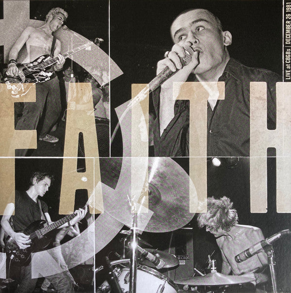 FAITH - LIVE AT CBGB'S (BLUE VINYL)