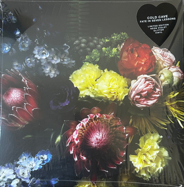 COLD CAVE - FATE IN SEVEN LESSONS (NEON VIOLET GLITTER VINYL)