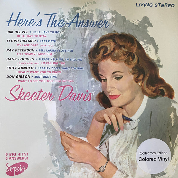 DAVIS,SKEETER - HERE'S THE ANSWER (HEAVYWEIGHT/COLORED VINYL)