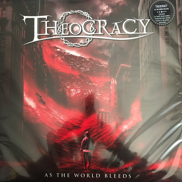 THEOCRACY - AS THE WORLD BLEEDS (WHITE/BLACK MARBLE BLOOD RED VINYL)