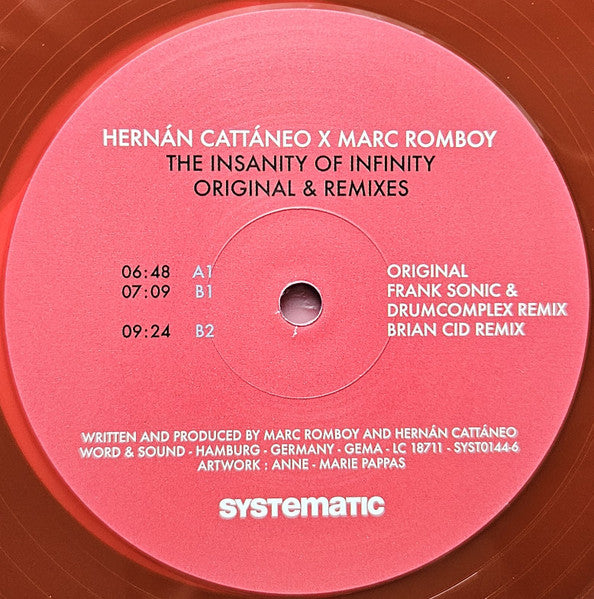 CATTANEO,HERNAN & MARC ROMBOY - INSANITY OF INIFINTY