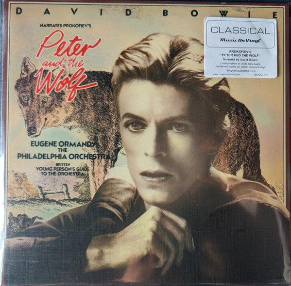 BOWIE,DAVID - NARRATES PROKOFIEVS PETER & THE WOLF (YELLOW VINYL/180G/NUMBERED)