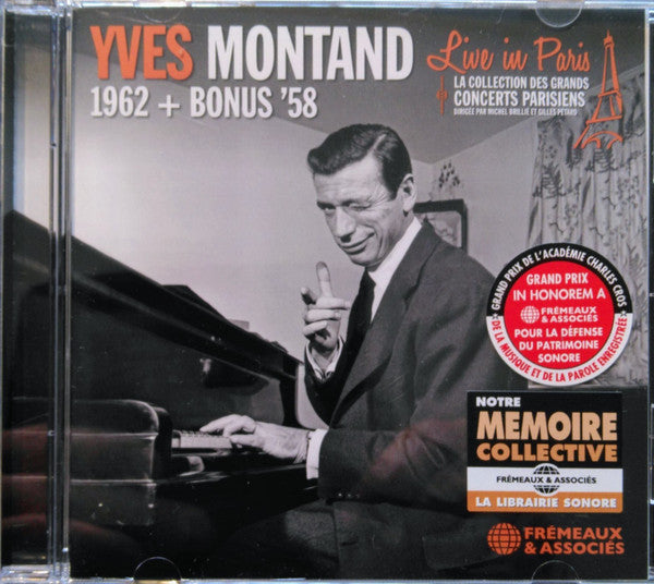 MONTAND,YVES - LIVE IN PARIS - 1962 + BONUS 1958