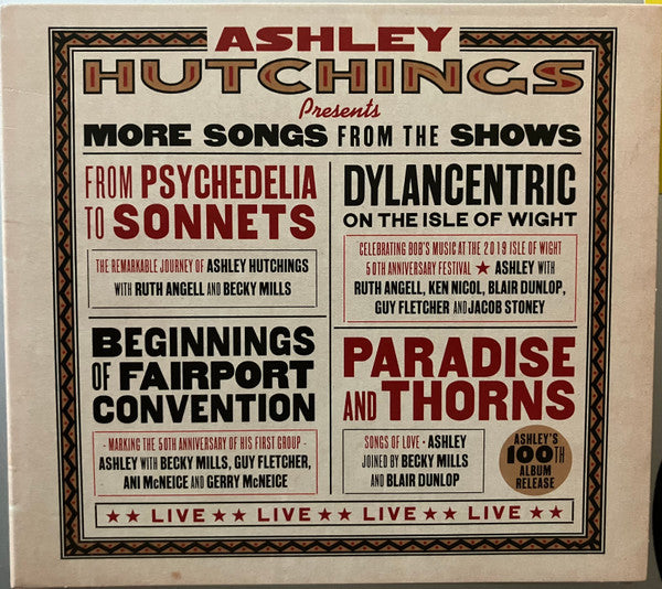 HUTCHINGS,ASHLEY - MORE SONGS FROM THE SHOWS