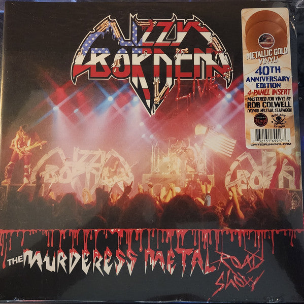 LIZZY BORDEN - MURDERESS METAL ROAD SHOW: 40TH ANNIVERSARY (DARK ORANGE VINYL/2LP)