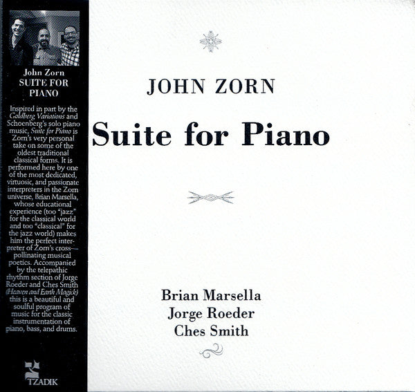 ZORN,JOHN - SUITE FOR PIANO