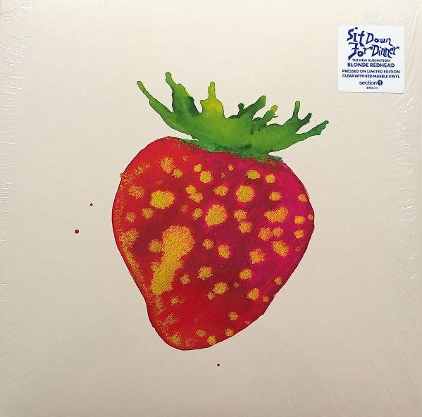 BLONDE REDHEAD - SIT DOWN FOR DINNER (RED/CLEAR MARBLE VINYL)