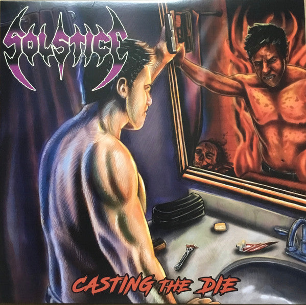 SOLSTICE - CASTING THE DIE (BLUE VINYL)