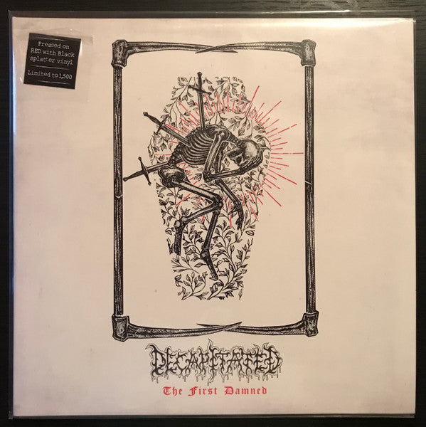 DECAPITATED - FIRST DAMNED (RED & BLACK SPLATTER)