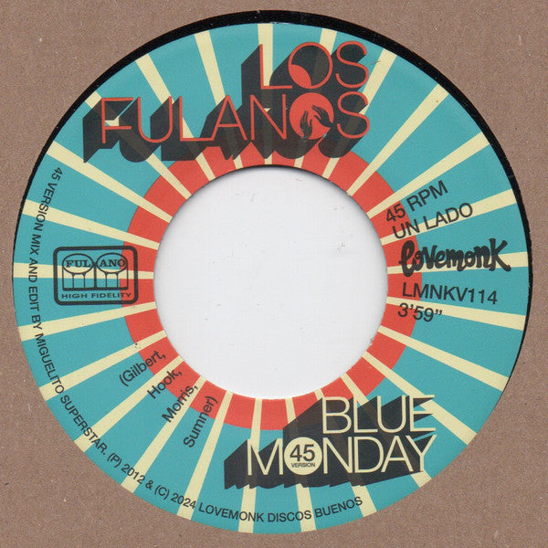 FULANOS - BLUE MONDAY/WHY DON'T WE DO SOME BOOGALOO?