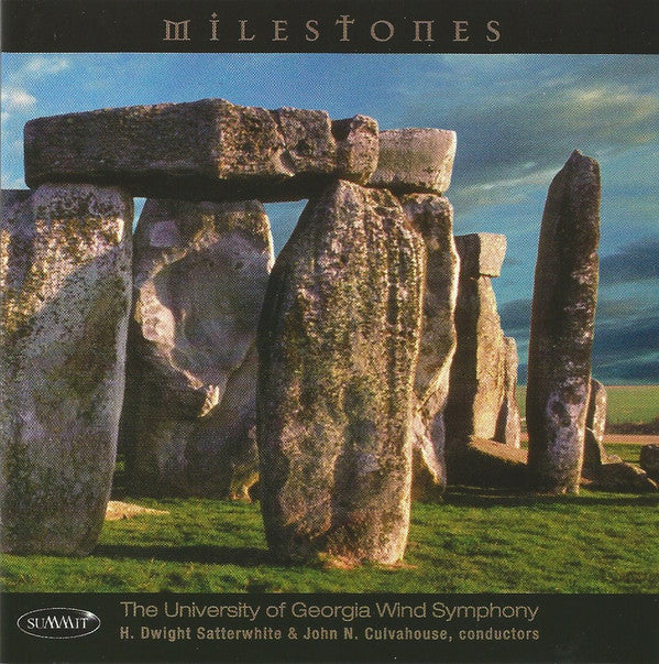 UNIVERSITY OF GEORGIA WIND SYMPHONY - MILESTONES